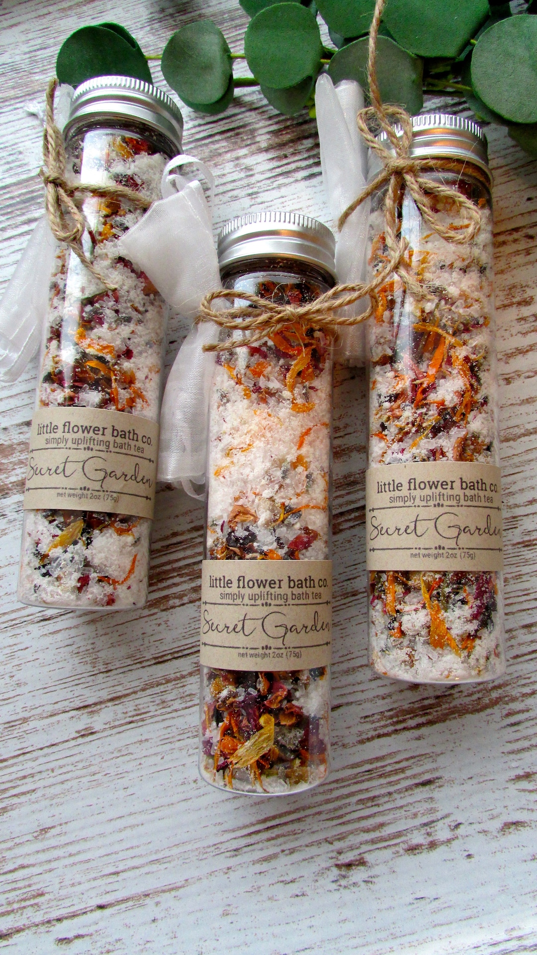 Herbal Bath Tea Bath Salts Tub Tea, Floral Bath Soak, Bridesmaid Gifts