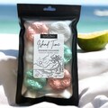 Island Time Tropical Shower Steamers 6-pack, Coconut Shower Steamers, Coastal Gift for Her, Essential Oil Shower Bombs, Summer Spa Gift