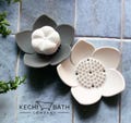 Shower Steamers Tray, Stocking Stuffer, Shower Bombs dish, Silicone Shower Steamer Dish, Soap Dish, Christmas Spa Gift