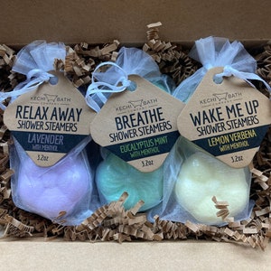 Shower Steamers Spa Gift Set, Mothers Day Gift, Gift for Wife, Shower Bombs Gifts for Women, graduation gift, handmade shower bombs