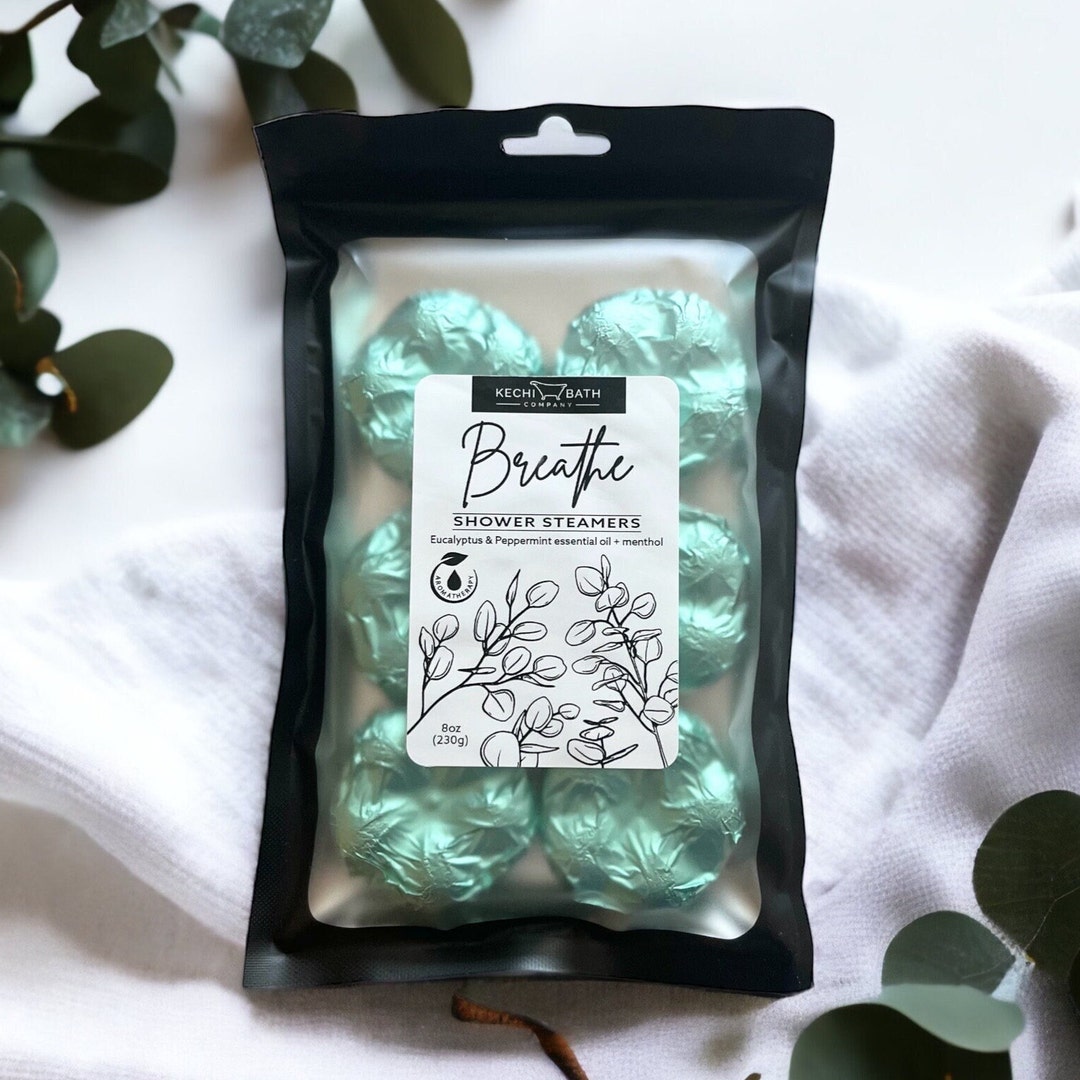Eucalyptus Peppermint Shower Steamers 6-pack, Aromatherapy Menthol ...