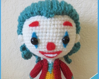 Amigurumi Crochet Pattern Joker / Super hero baby / Baby Clown pattern / Clown Crochet Pattern /