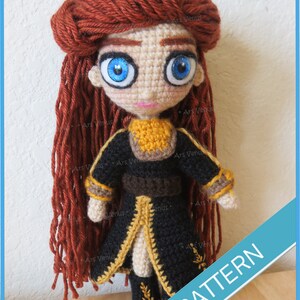 Doll crochet pattern / Crochet doll pattern / Amigurumi doll pattern / doll crochet / doll amigurumi / Princess