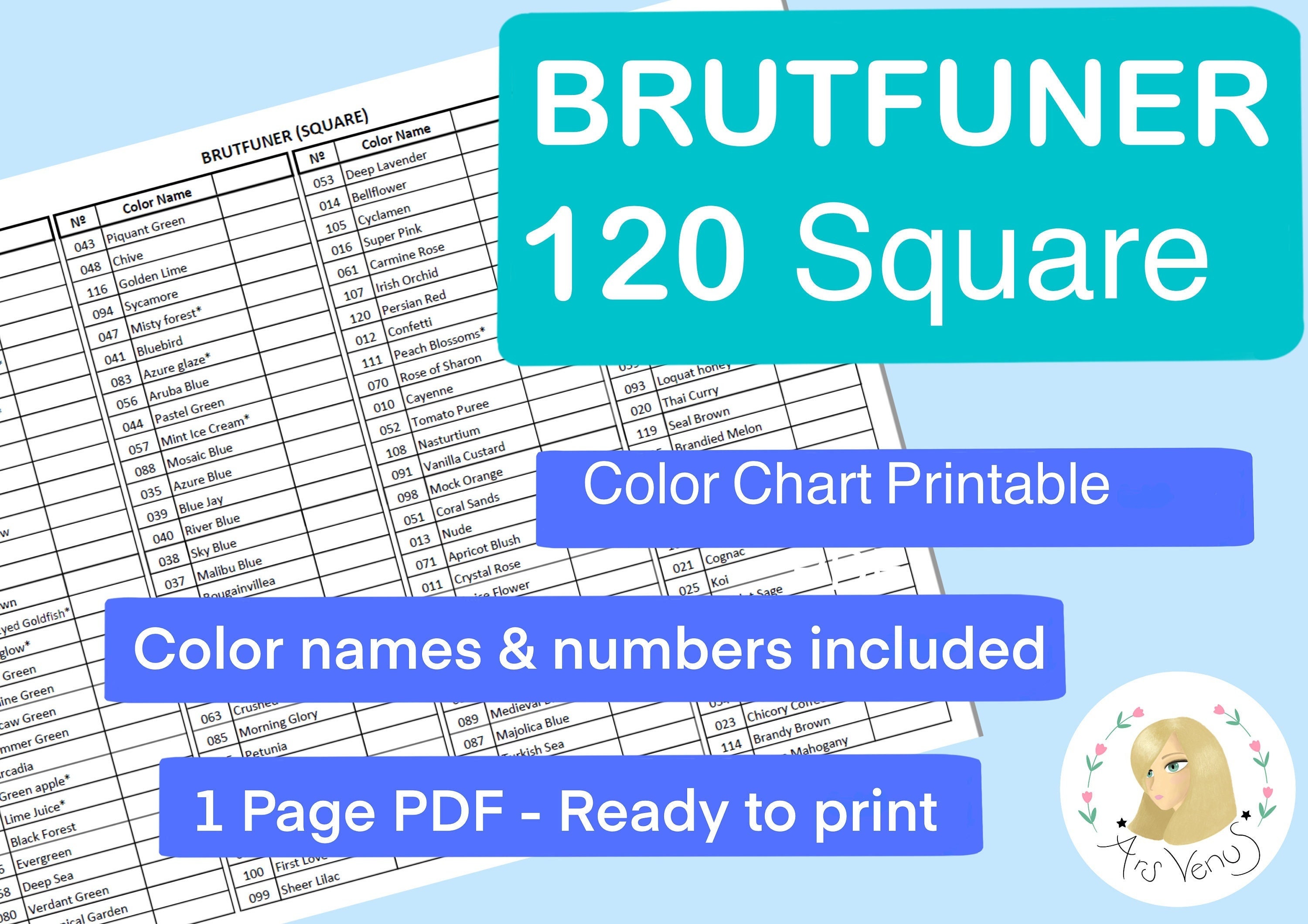 120 crayons de couleur Brutfuner Nuanciers originaux préfabriqués