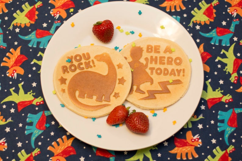 Dinosaur Your Rock Silicone Pancake Mold Etsy