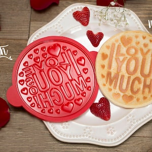 I Love You So Much Silicone Pancake Mold