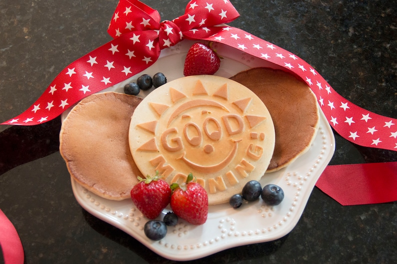 Good Morning Silicone Pancake Mold Etsy