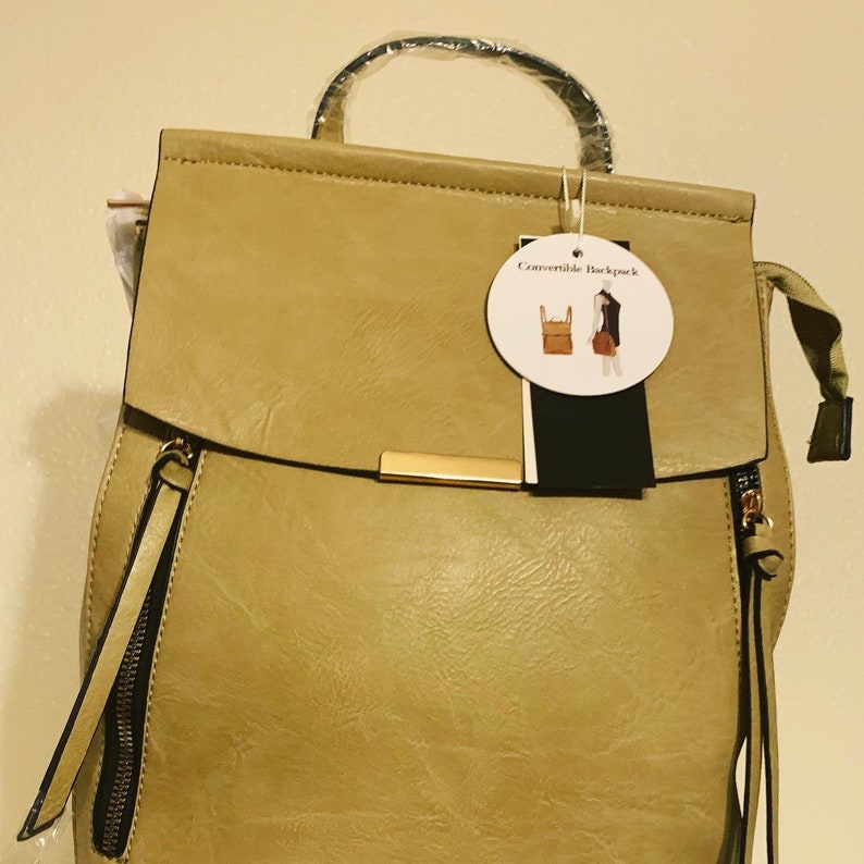 Convertible Backpack Purse