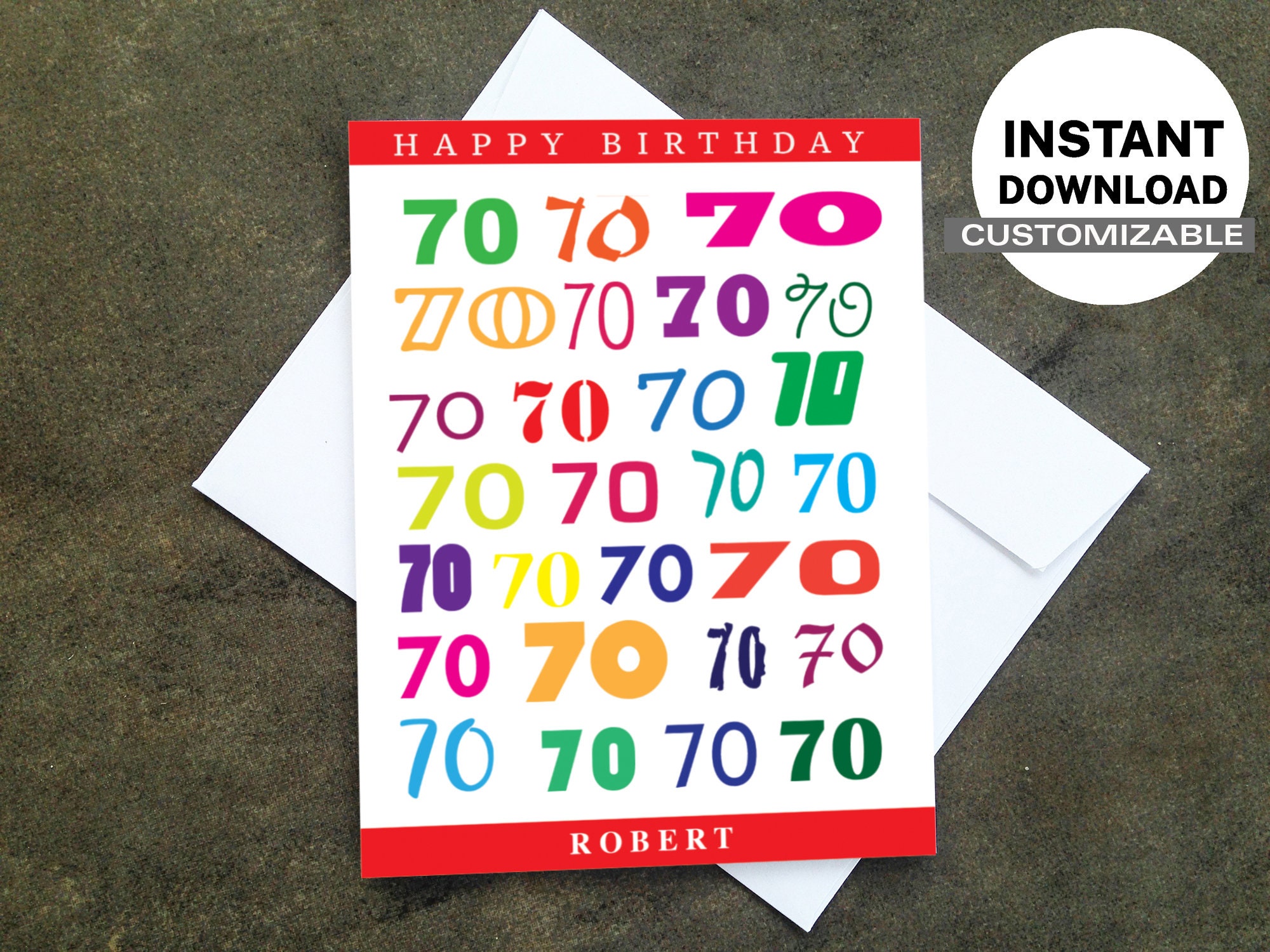 Printable Personalized Birthday Card - Make Your Own Cards at Home ...
