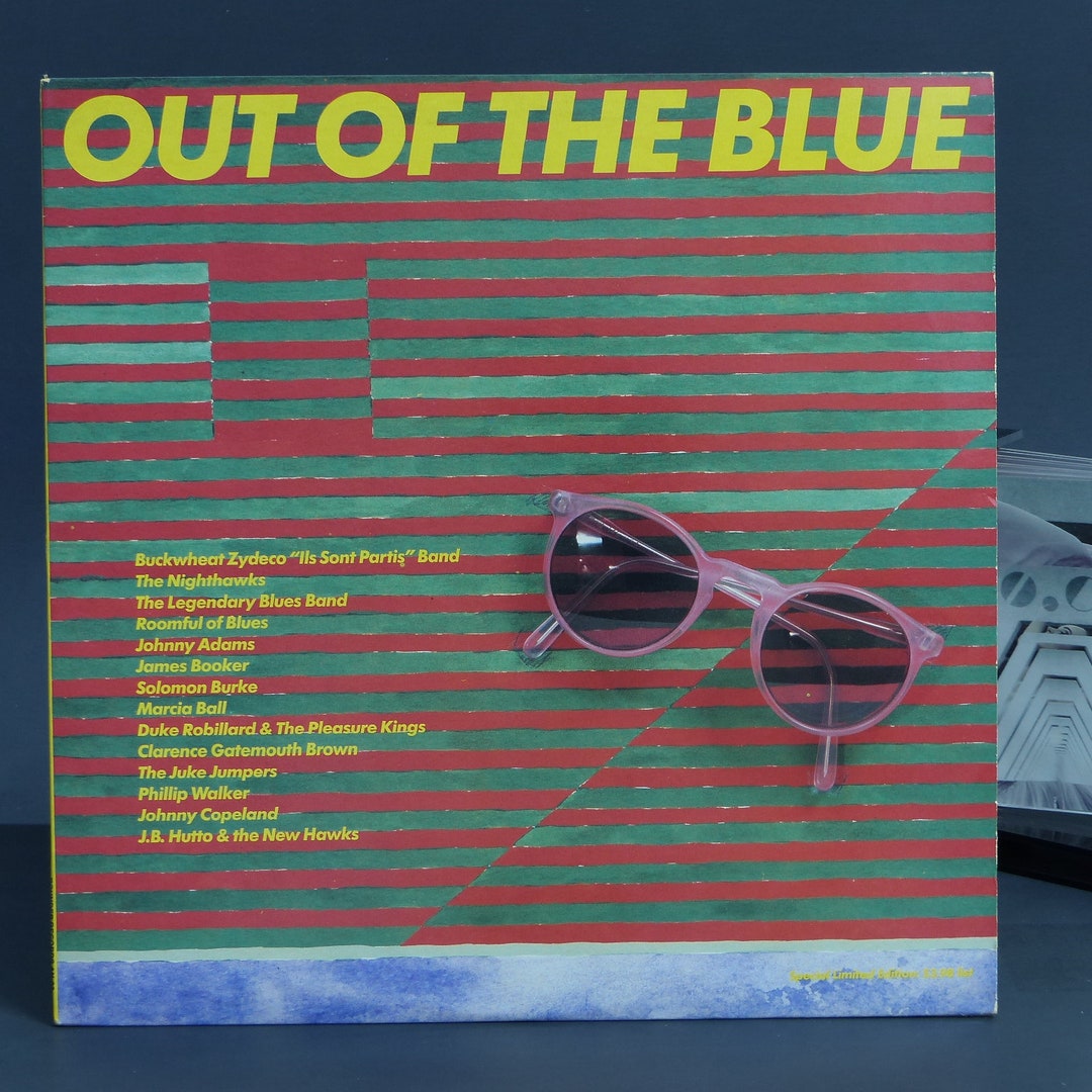 Out Of The Blue Davis Square Out of the Blue - Rounder Records Blues Compilation 1984 LP - Etsy