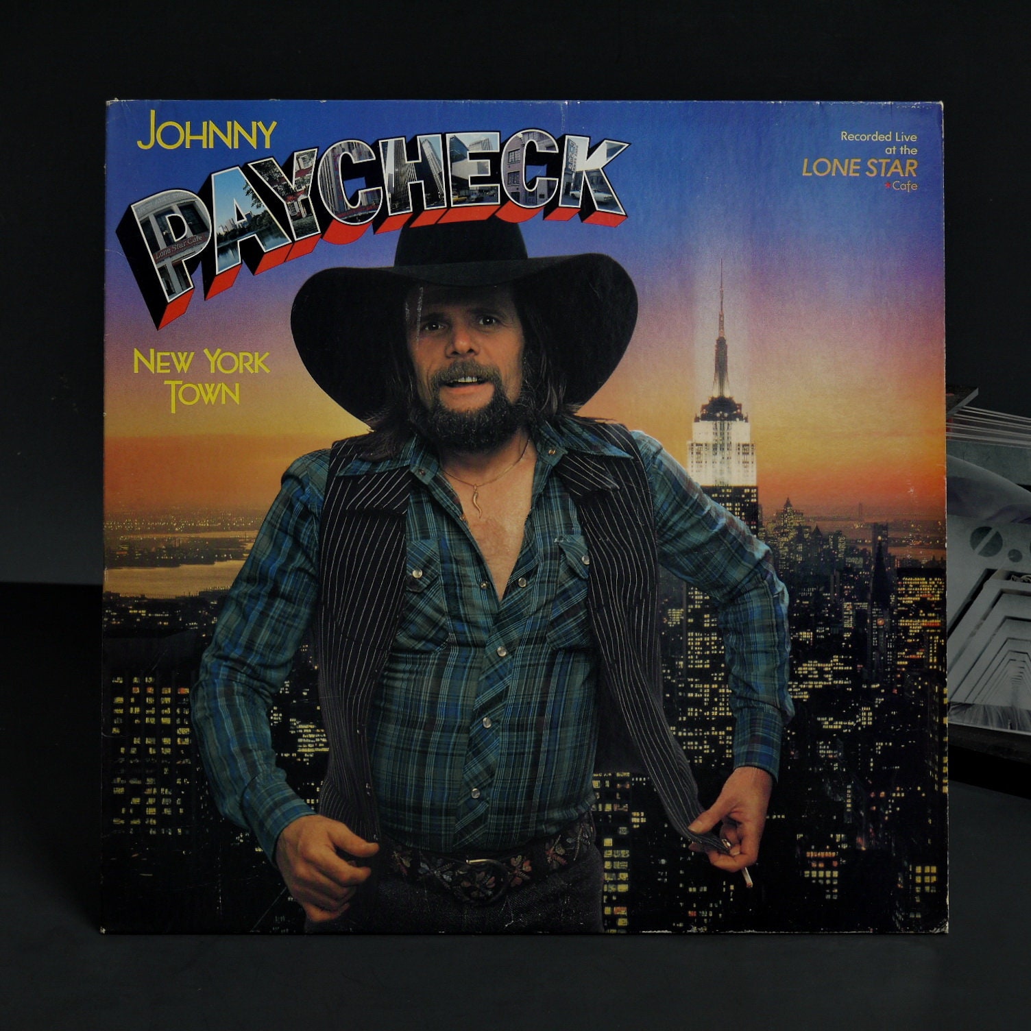 Johnny Paycheck New York Town LP - Etsy