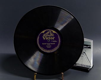 HMV Victor Harry Lauder Roamin' In The Gloamin' Single Sided 78rpm Antique Single