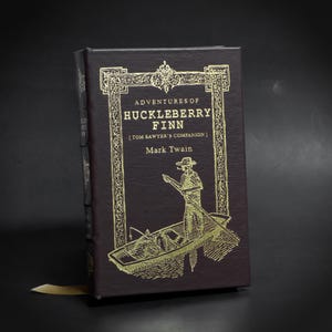 Adventures of Huckleberry Finn by Mark Twain Easton Press Collector’s Edition Leather Book