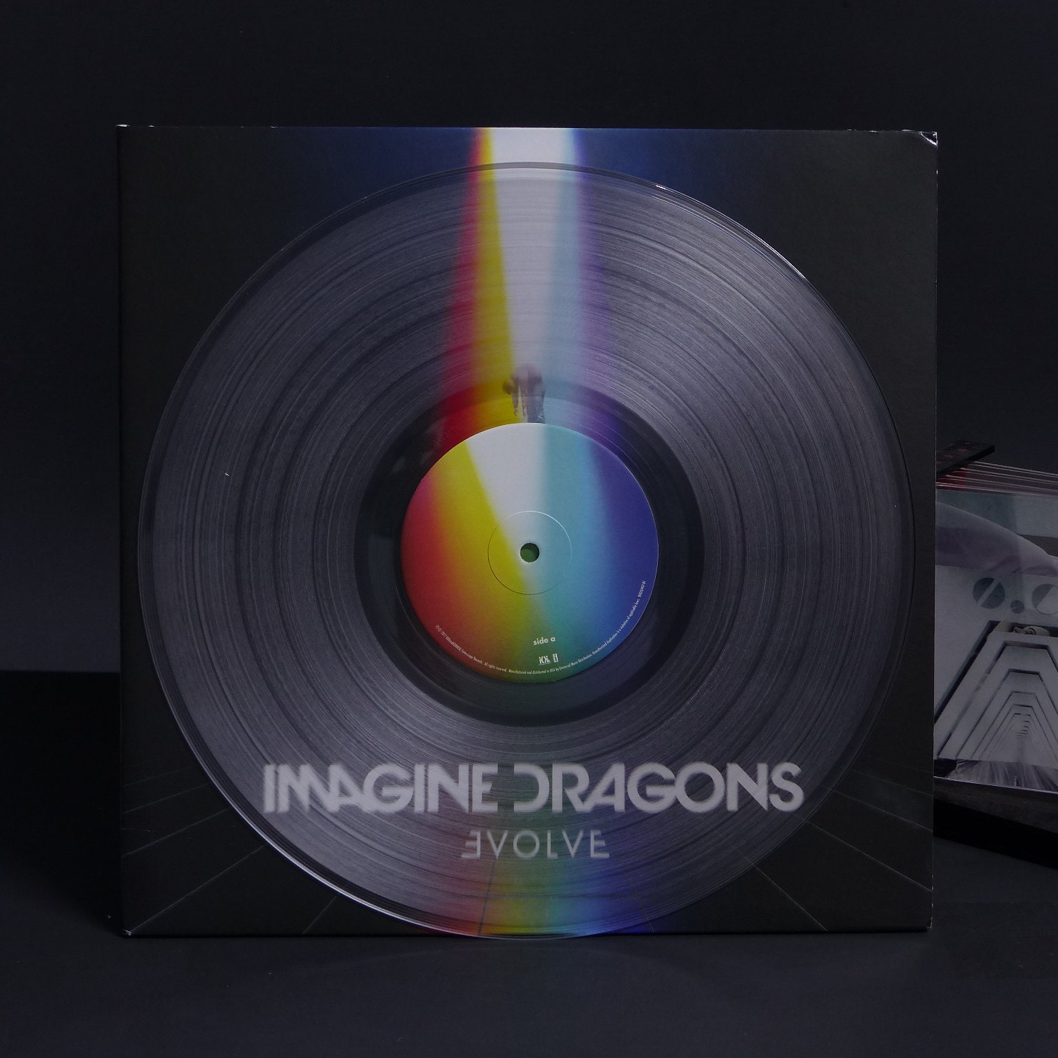 lighed melodramatiske efterskrift Imagine Dragons Evolve Limited Edition Clear Vinyl LP - Etsy Denmark