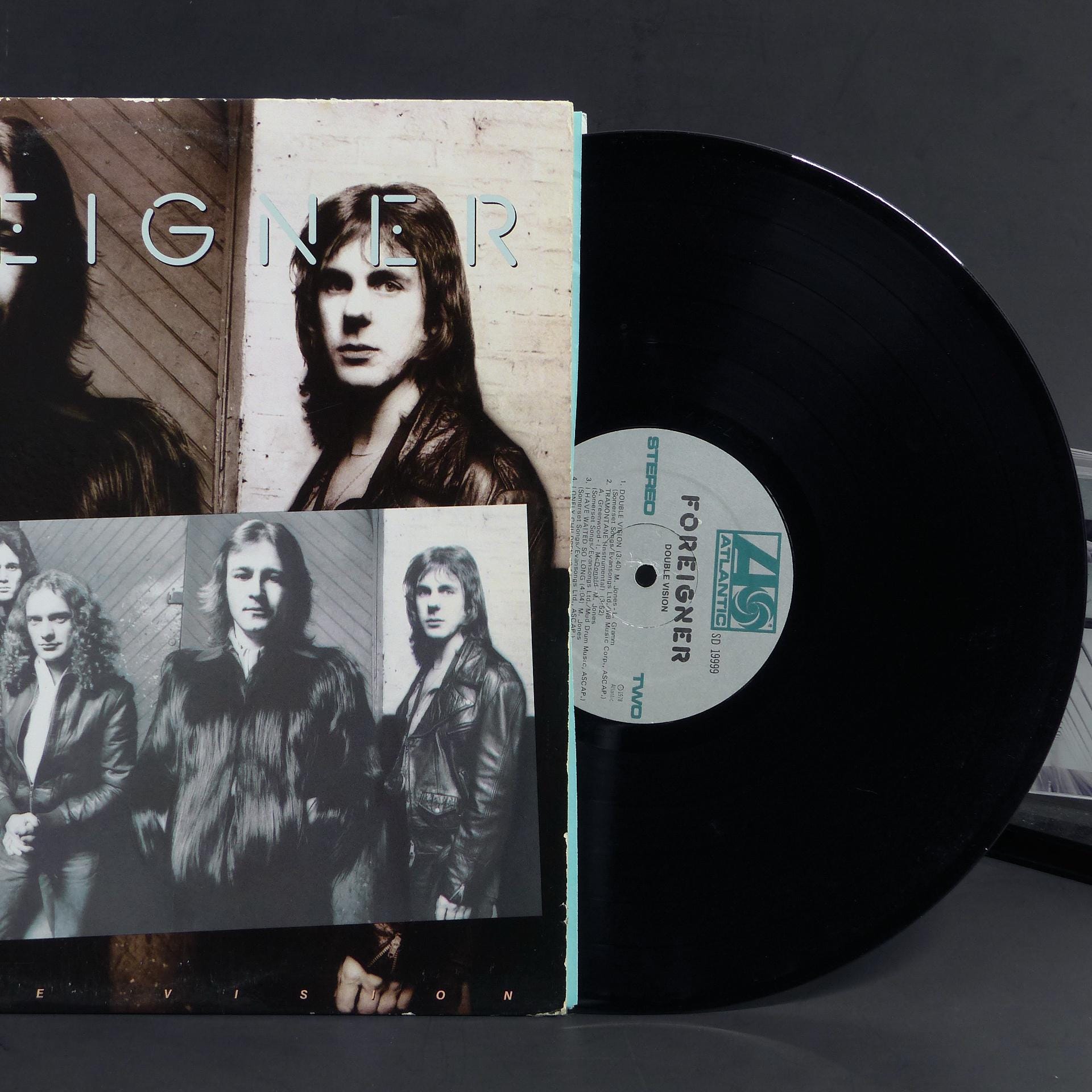 LPレコード♢フォリナー♢SD19999♢1978年♢うg4921w43 Foreigner Double Vision 1978 Atlantic SD19999 Original Vinyl LP EX
