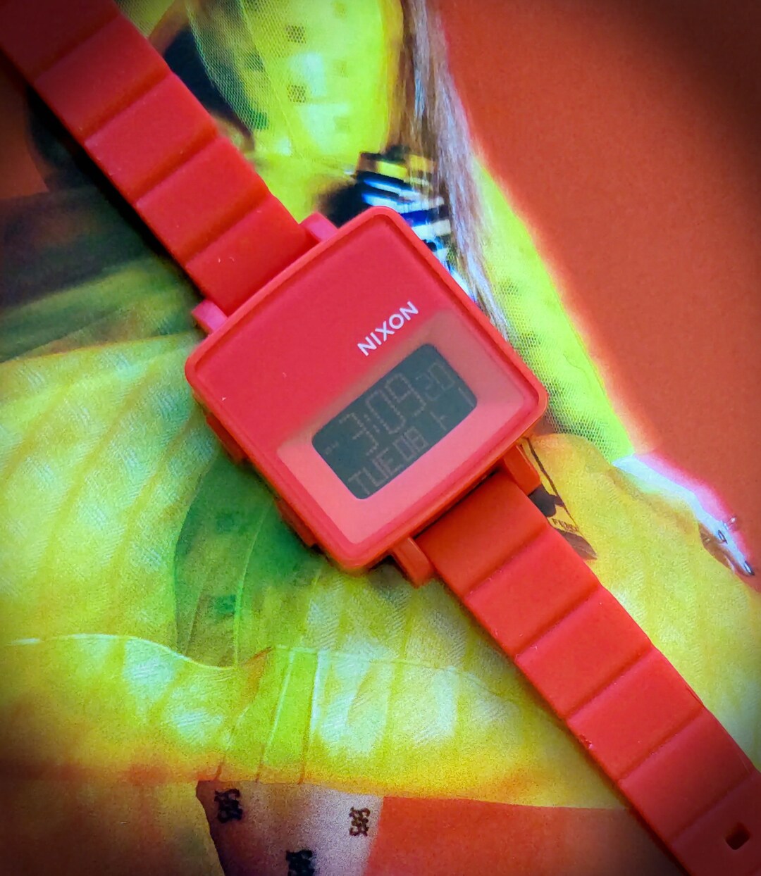 Nixon Digitale Damenuhren Women's NIXON Big Time The Dash Blue