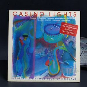 Diverse artiesten Casinolichten live opgenomen in Montreux, Zwitserland Promo Hype Sticker LP