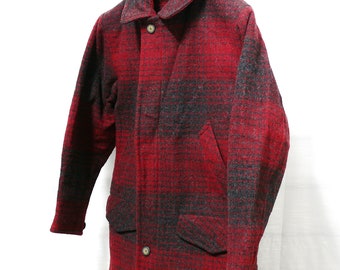Vintage Eddie Bauer Mens Heavy Wool USA Made Winter Coat - Etsy