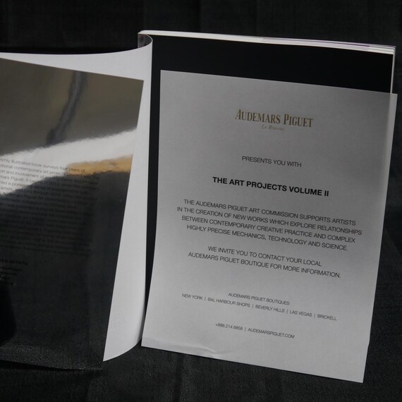 Audemars Piguet the Art Projects Volume II Book - Etsy