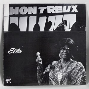 Ella Fitzgerald en el Festival de Jazz de Montreux 1975 LP. ¡Cerca de Mint Promo Copy!