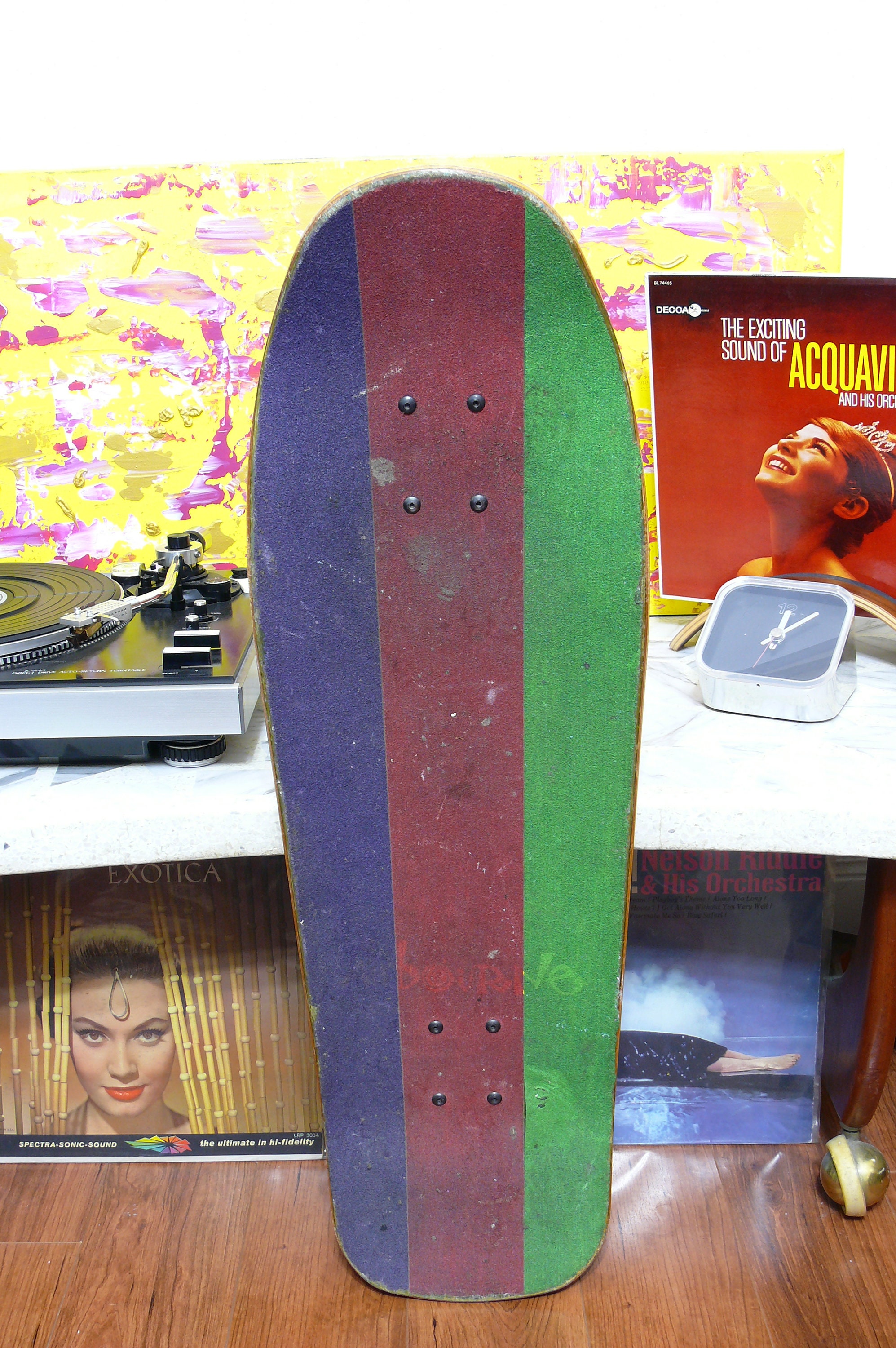 Buy Vintage Rare Peanut Brown Airbourne Complete Skateboard Online