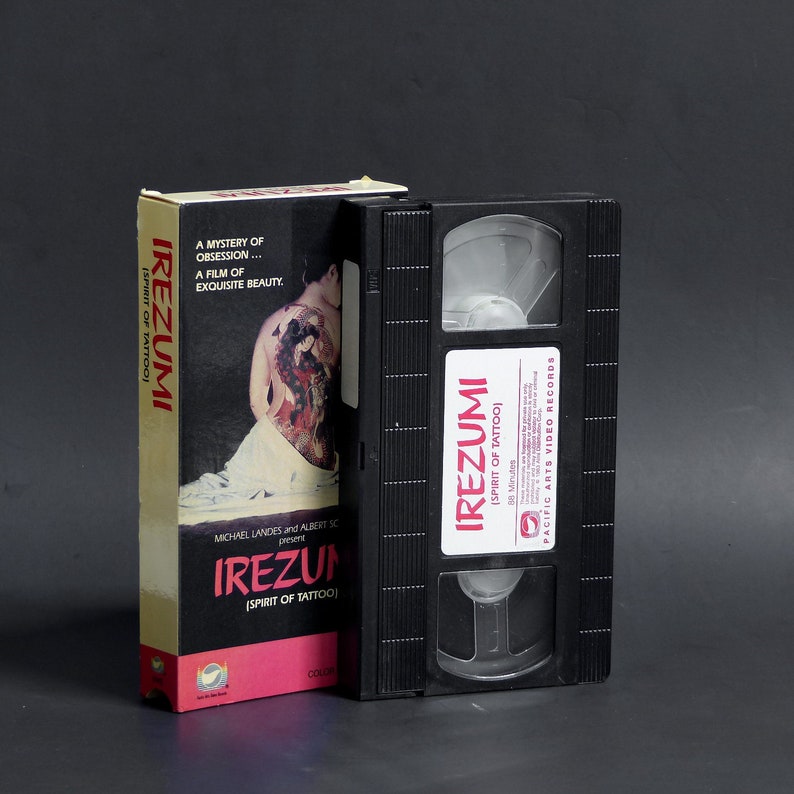 Irezumi Spirit of Tattoo 1982 VHS Film Etsy New Zealand
