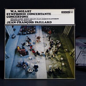 Wolfgang Amadeus Mozart Orchestre De Chambre Jean-François Paillard Symphonie Concertante – Concert PCM LP