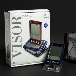 rare Palm OS Handspring Blue Visor Neo