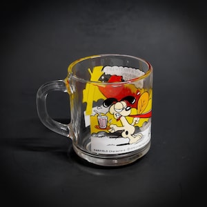 Garfield McDonalds Glass Mug 1978