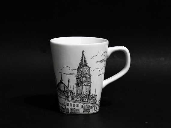 222 Fifth City Scenes Black N White Coffee Mug - Etsy Hong Kong