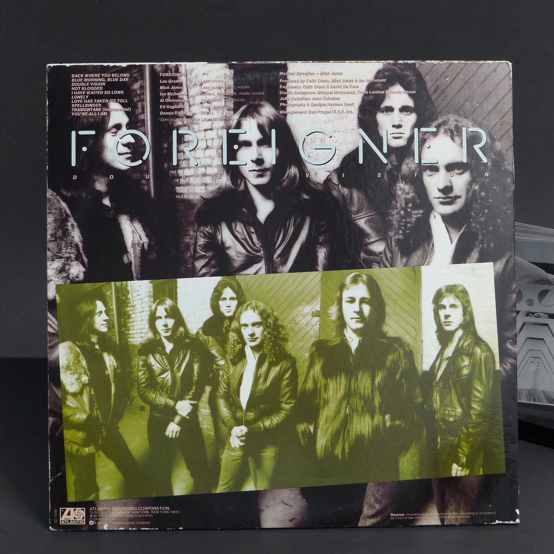 Foreigner Double Vision 1978 LP Album - Atlantic SD19999 - Etsy