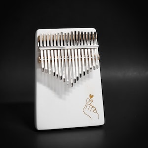 White Thumb Piano Kalimba 17 Key Instrument