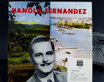 Manolo Fernández Cuba En La Lejania LP. Early Cubano Music.