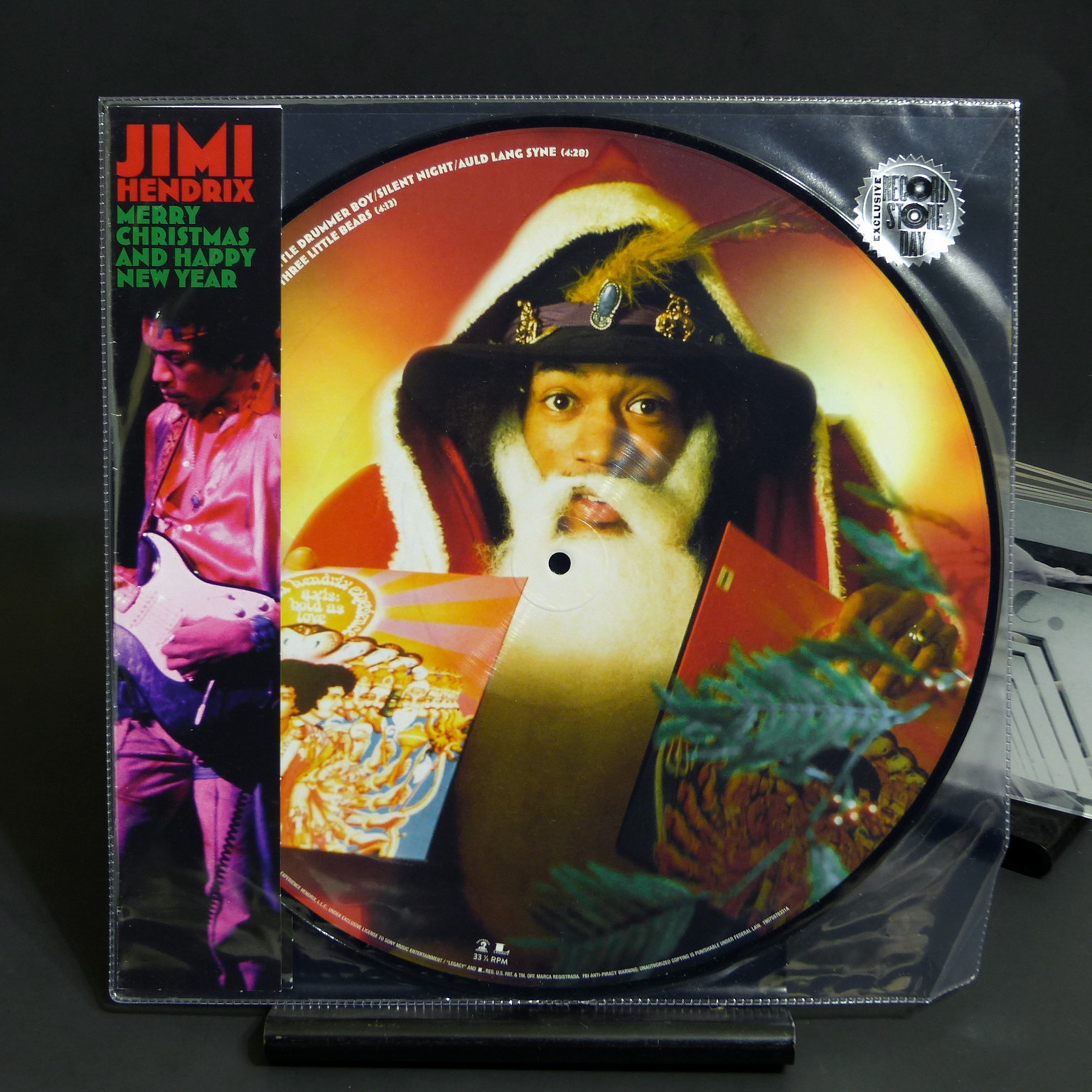 Jimi Hendrix Merry Christmas and Happy New Year Record Day