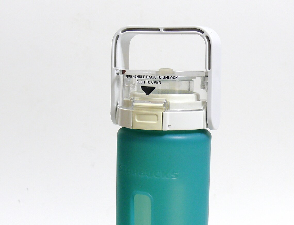 Starbucks Coffee 16oz Glass Travel Container Etsy