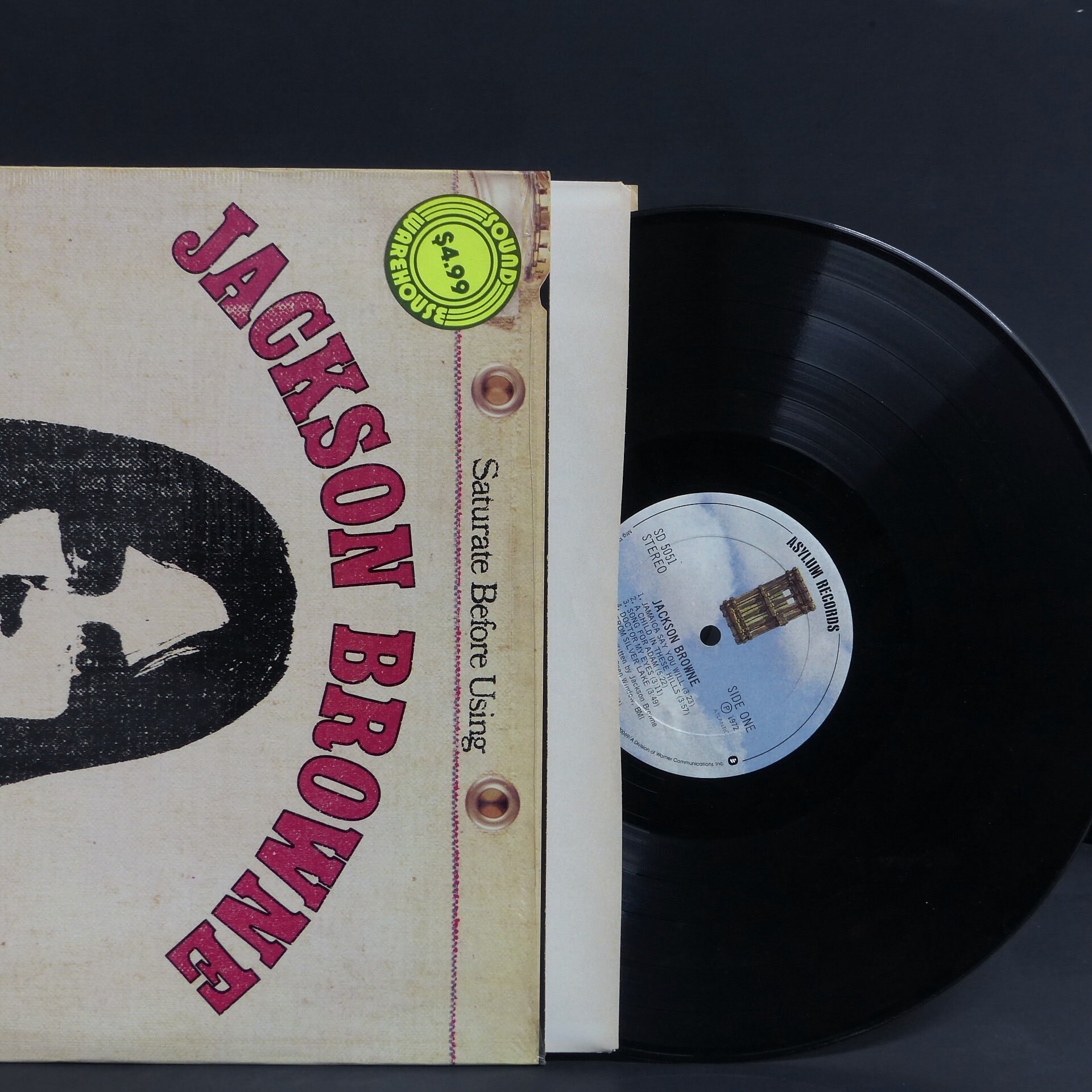 Jackson Browne Saturate Before Using LP 70's Reissue - Etsy Canada
