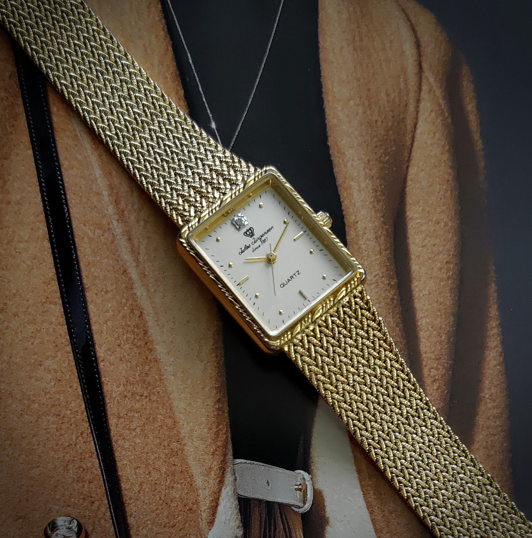 Jules jurgensen quartz watch value online