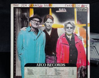 The Jim Carroll Band Catholic Boy LP Atco 1980 Promo Copy LP