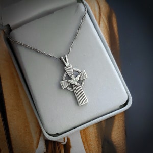 Vintage 925 Sterling Dove Cross made in Italy