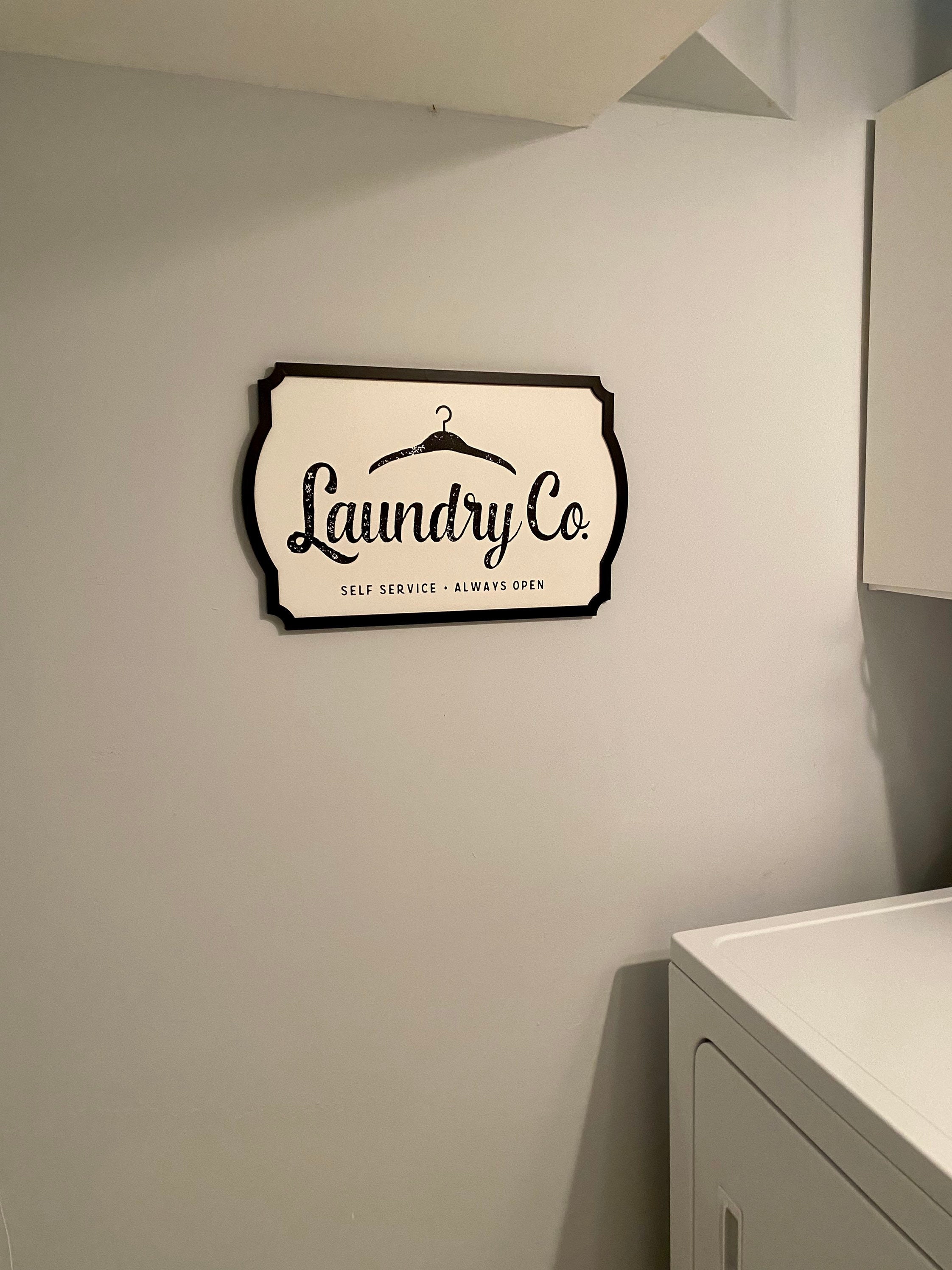 Cartel de la sala de lavandería | Etsy