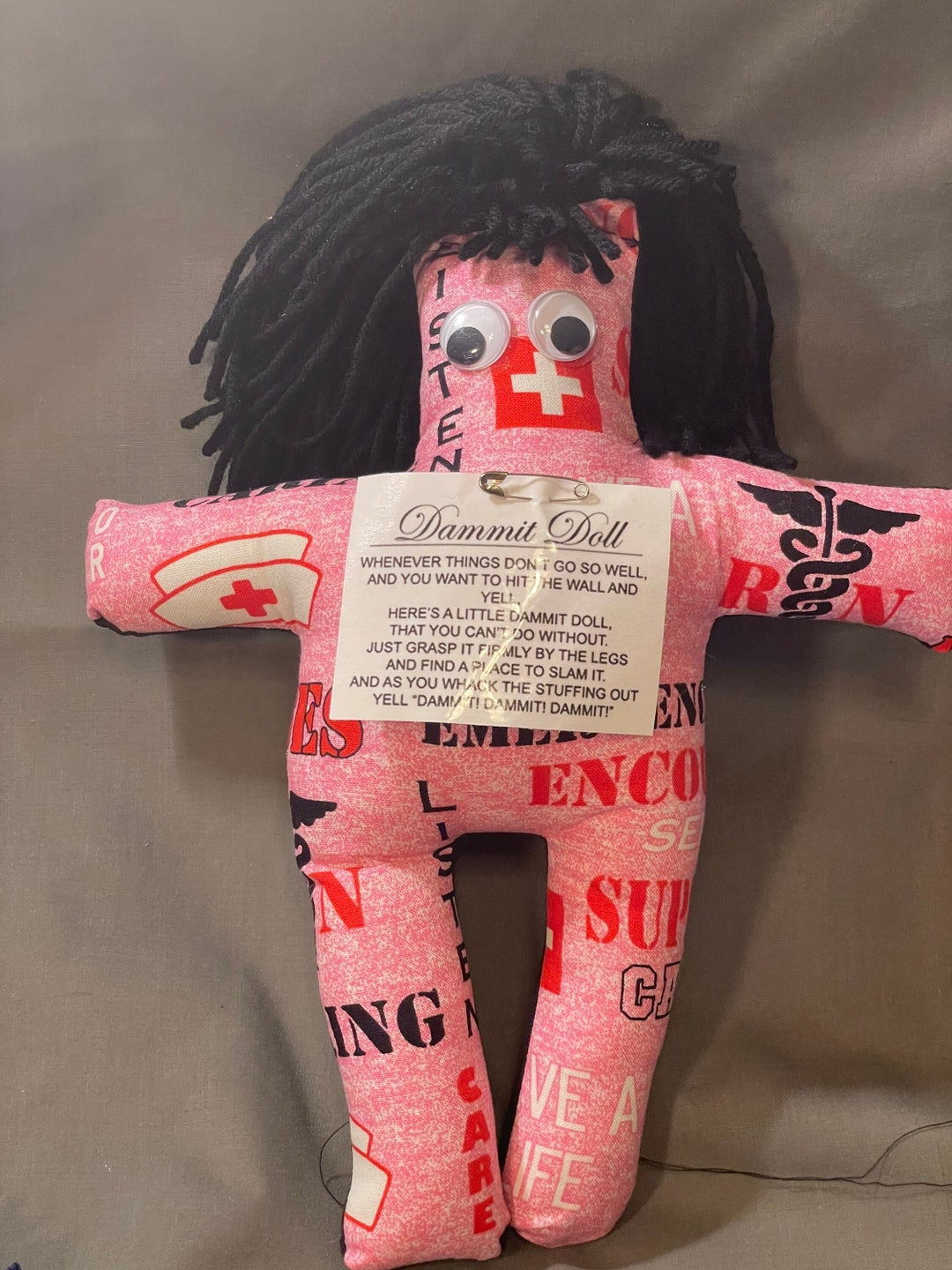 Dammit Doll Nurse Abby - Etsy