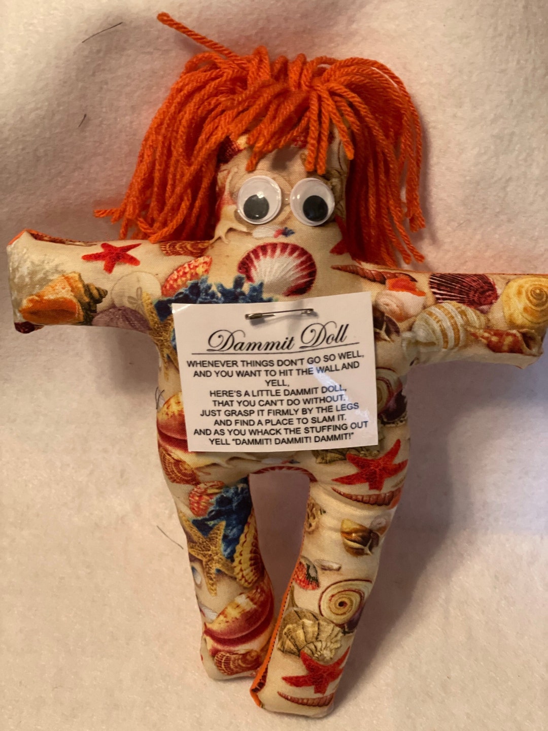 Dammit Doll Seashells Shelly Etsy