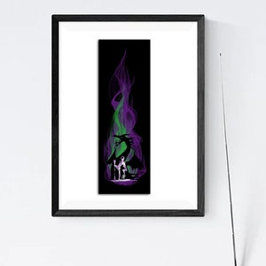 Villain Maleficent Inspired Wall Art