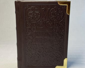 Orthodox Prayer Book | leather binding | Church Slavic language | pocket format | Handmade | Pocket Prayer Book | Small book | Orthodox |