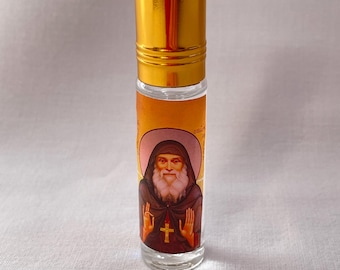 Aceite de las Sagradas Reliquias de Gabriel Urgebadze / Aceite aromatizado botella grande de vidrio 10 ml / Aceite santo / Aceite ortodoxo / Aceite de iglesia / Unción / Gavriil
