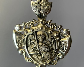 Pendant Archangel Michael | silver 925 | pendant necklace with Archangel Michael | Amulet Michael | Medallion Archangel Michael | Necklace |