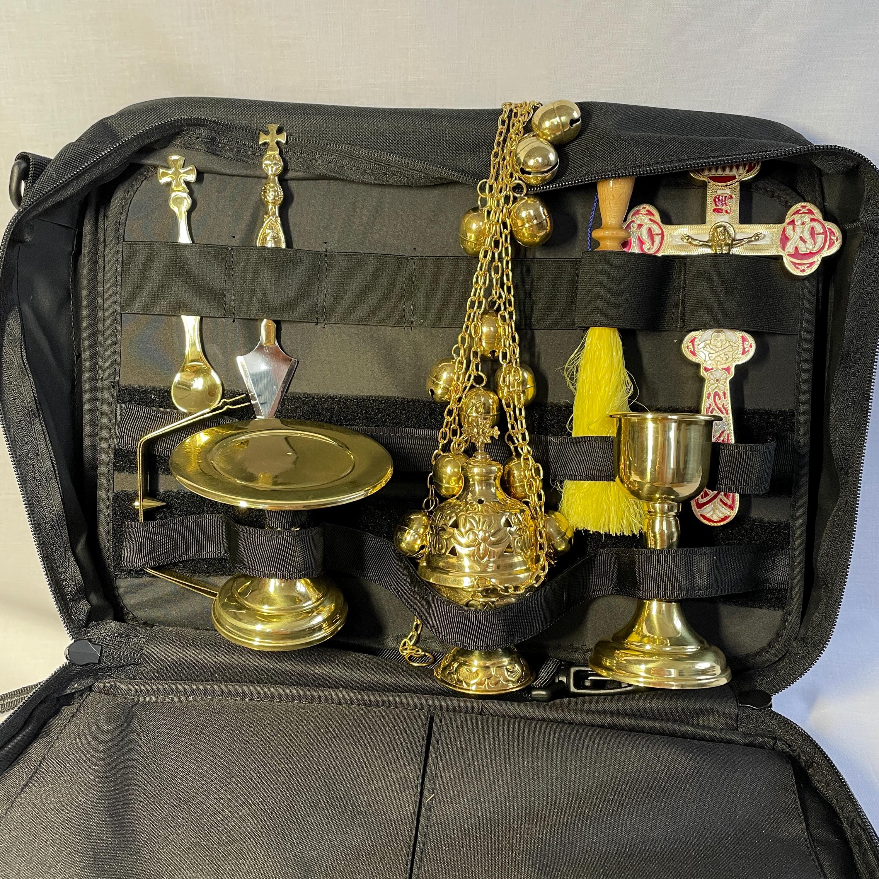 Priest Travel Kit for Services | Priest Travel Bag With Euchristian Set ...