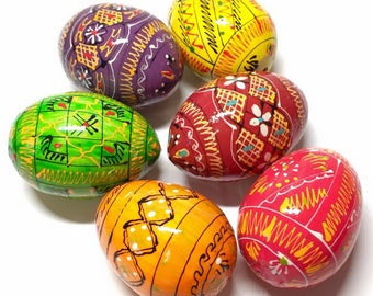 Wooden egg Easter egg Painted egg Wooden Easter egg Handmade egg Easter souvenir Hand painted