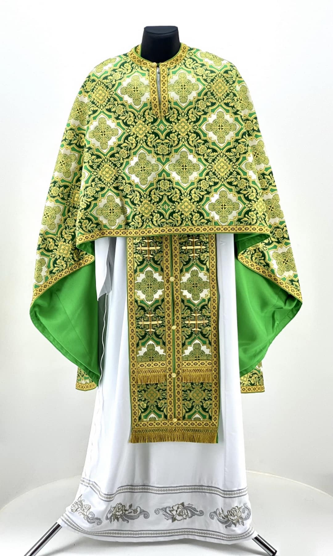 Priest Vestment Greek Cut, Brocade Fabric, With Sewn on Galloon ...