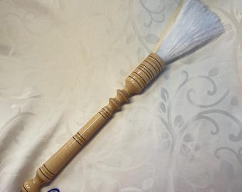 Weihwasser Große Bürste aspergillum - kropilo 50 cm | Griechisch uraltes liturgisches Utensil zum Besprengen von Wasser | Handarbeit | Weihwassersprenger groß